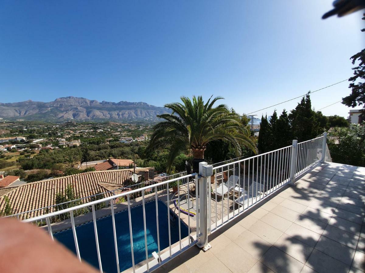 Haus Mit Pool Und Meerblick Altea Exteriör bild