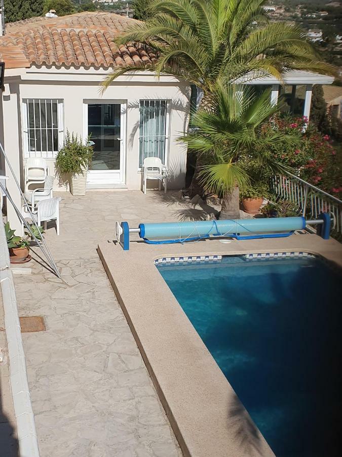 Haus Mit Pool Und Meerblick Altea Exteriör bild